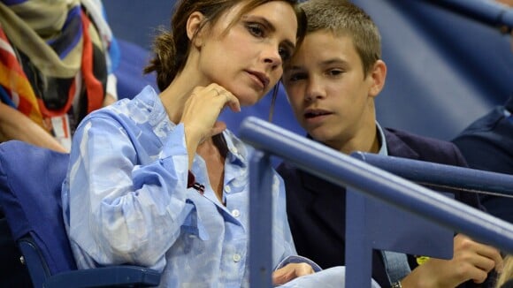 Victoria Beckham : Stylée avec son fils Romeo à l'US Open