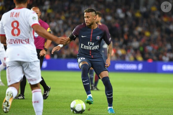 Neymar Jr lors de PSG-Toulouse au Parc des Princes. Paris, le 20 août 2017.