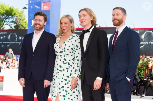 Charlie Plummer, Chloë Sevigny et Andrew Haigh à la première du film "Lean on Pete" lors du 74ème Festival International du Film de Venise (Mostra) le 1er septembre 2017
