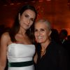 Livia Firth et Maria Grazia Chiuri lors du dîner des "Franca Sozzani Awards" au 74ème Festival International du Film de Venise (Mostra), le 1er septembre 2017