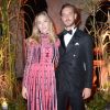 Beatrice Borromeo et son mari Pierre Casiraghi lors du dîner des "Franca Sozzani Awards" au 74ème Festival International du Film de Venise (Mostra), le 1er septembre 2017