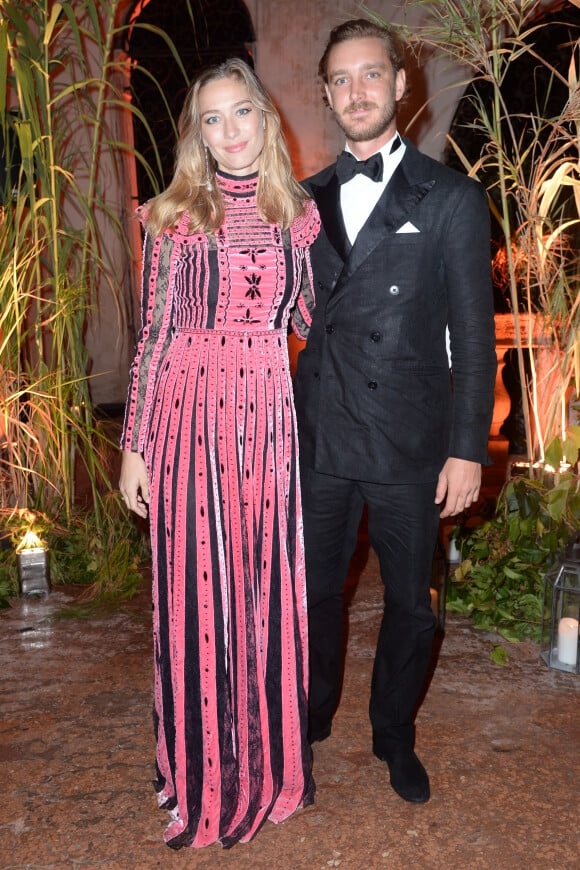 Beatrice Borromeo et son mari Pierre Casiraghi lors du dîner des "Franca Sozzani Awards" au 74ème Festival International du Film de Venise (Mostra), le 1er septembre 2017