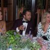 Livia Firth, Francesco Carrozini et Chloë Sevigny lors du dîner des "Franca Sozzani Awards" au 74ème Festival International du Film de Venise (Mostra), le 1er septembre 2017.