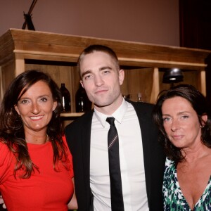 Exclusif - Anne-Gaëlle Kerdranvat (Directrice Générale Kiehl's France), Robert Pattinson et Nathalie Debras (Directrice de la communication L'Oréal Luxe France) - Soirée au Kiehl's Club lors du 43ème Festival du Cinéma Américain de Deauville, France, le 2 septembre 2017. © Rachid Bellak/Bestimage