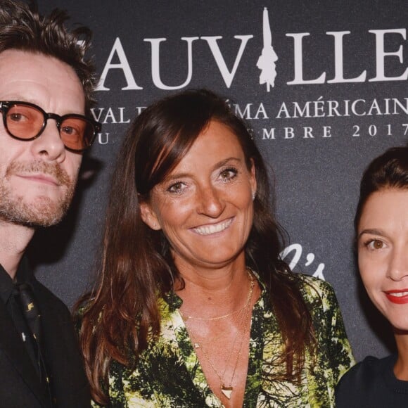 Exclusif - Jamie Hewlett, Anne-Gaëlle Kerdranvat (Directrice Générale Kiehl's France) et Emma De Caunes - Soirée au Kiehl's Club lors du 43ème Festival du Cinéma Américain de Deauville, France, le 2 septembre 2017. © Rachid Bellak/Bestimage