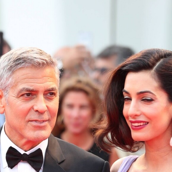 George Clooney et sa femme Amal (Alamuddin) à la première de "Suburbicon" au 74e Festival International du Film de Venise (Mostra), le 2 septembre 2017.