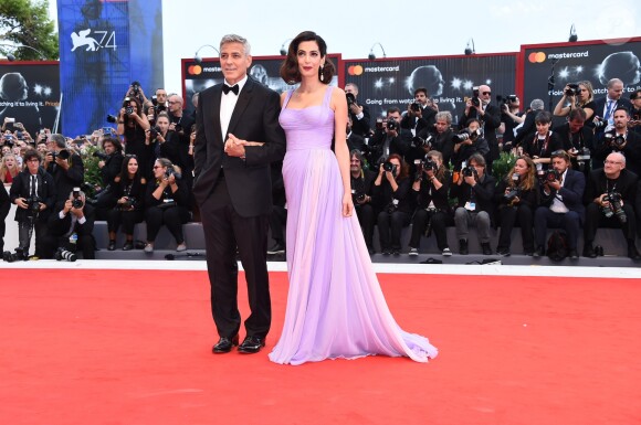 George Clooney et sa femme Amal Alamuddin à la première de "Suburbicon" au 74ème Festival International du Film de Venise (Mostra), le 2 septembre 2017.