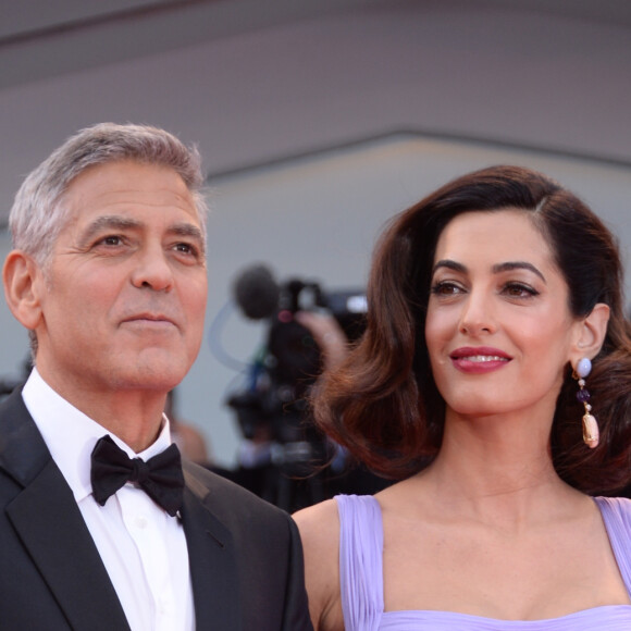 George Clooney et sa femme Amal Alamuddin à la première de "Suburbicon" au 74e Festival International du Film de Venise (Mostra), le 2 septembre 2017.