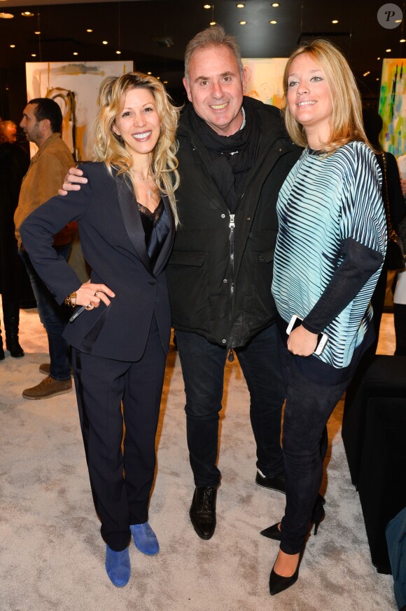 Semi-exclusif - Philippe Risoli, Tristane Banon et Caroline Faindt lors de la soirée des "Femmes de talent" à la boutique Apostrophe à Paris, France, le 21 mars 2017. © Coadic Guirec/Bestimage