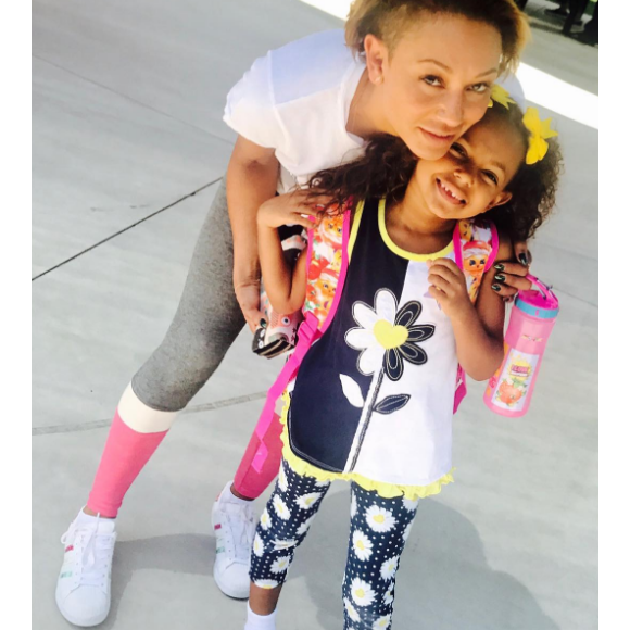 Mel B et sa fille Madison (6 ans) sur une photo publiée sur Instagram le 1er septembre 2017.