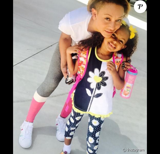 Mel B et sa fille Madison (6 ans) sur une photo publiée sur Instagram le 1er septembre 2017.