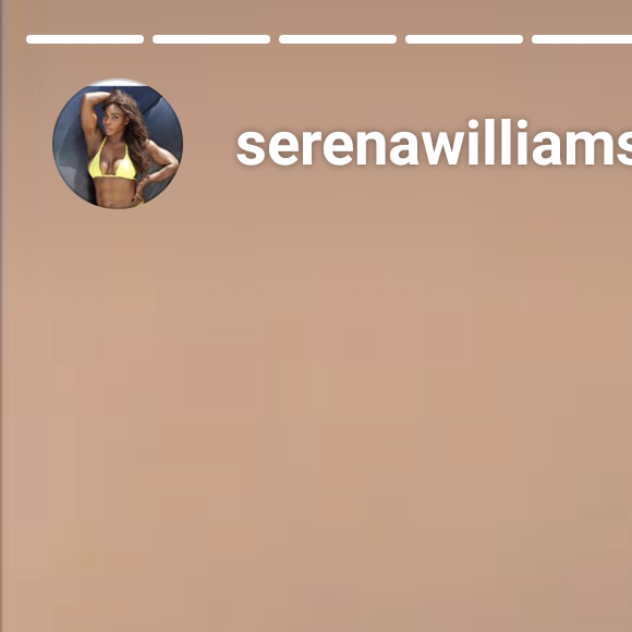 Serena Williams dévoile un montage vidéo de sa grossesse sur Instagram le 13 septembre 2017.