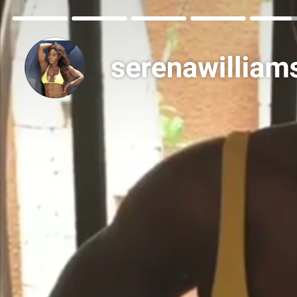 Serena Williams dévoile un montage vidéo de sa grossesse sur Instagram le 13 septembre 2017.