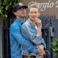 Exclusif - Adam Levine et sa femme Behati Prinsloo sont allés diner au restaurant Giorgio Baldi à Santa Monica, le 23 juin 2017.