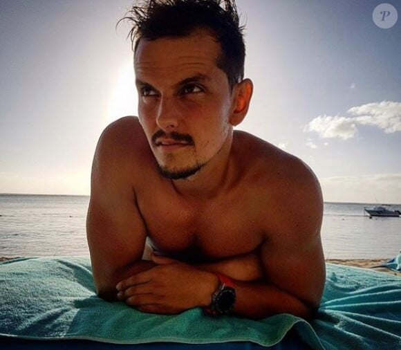Juan Arbelaez lors de vacances à L'Île Maurice, Instagram, le 16 août 2017