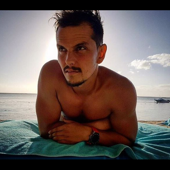 Juan Arbelaez lors de vacances à L'Île Maurice, Instagram, le 16 août 2017