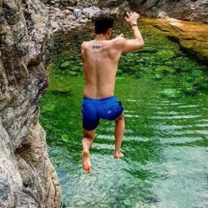 Juan Arbelaez lors de vacances en Corse, Instagram, le 1er juillet 2017.