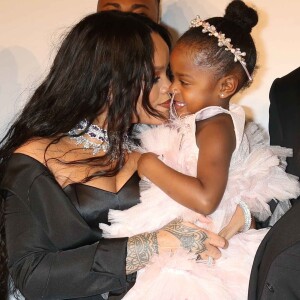 Rihanna et sa nièce Majesty - Soirée de la 3ème édition du "Diamond Ball " en faveur de l'association de Rihanna "Clara Lionel Foundation" au Cipriani Wall Street à New York, le 14 septembre 2017.