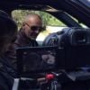 Christian Audigier lors du tournage du documentaire "Vif the movie", retraçant son parcours et son combat contre le cancer.