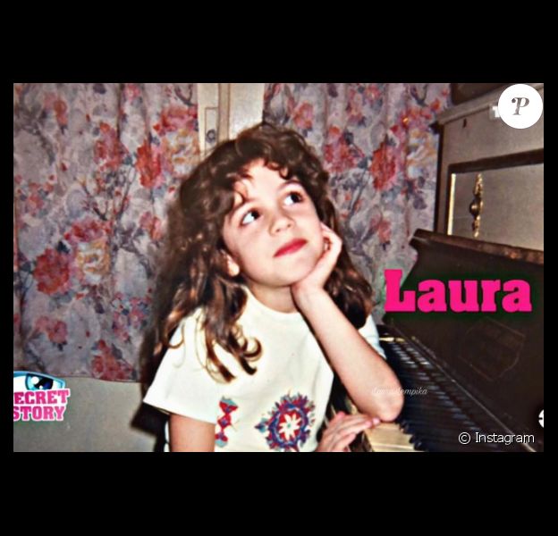 Laura (Secret Story 11) alors qu'elle était une petite fille sage...