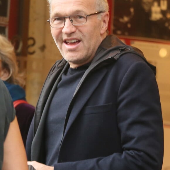 Laurent Ruquier lors de la cérémonie en hommage à Paul Wermus au Cinéma Mac Mahon à Paris le 22 septembre 2017.