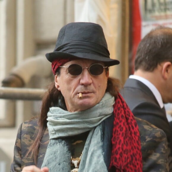 Francis Lalanne lors de la cérémonie en hommage à Paul Wermus au Cinéma Mac Mahon à Paris le 22 septembre 2017.