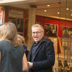 Laurent Ruquier lors de la cérémonie en hommage à Paul Wermus au Cinéma Mac Mahon à Paris le 22 septembre 2017.