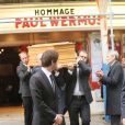 Cérémonie en hommage à Paul Wermus au Cinéma Mac Mahon à Paris le 22 septembre 2017.