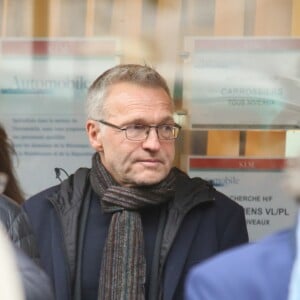 Laurent Ruquier lors de la cérémonie en hommage à Paul Wermus au Cinéma Mac Mahon à Paris le 22 septembre 2017.