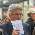 Nelson Monfort lors de la cérémonie en hommage à Paul Wermus au Cinéma Mac Mahon à Paris le 22 septembre 2017.