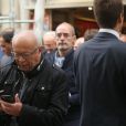 André Bercoff lors de la cérémonie en hommage à Paul Wermus au Cinéma Mac Mahon à Paris le 22 septembre 2017.
