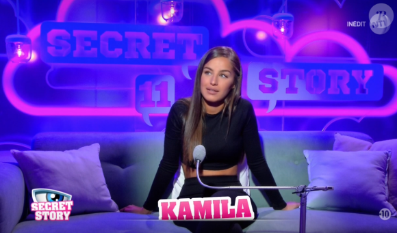 Kamila lors de la quotidienne de "Secret Story 11" (NT1), lundi 25 septembre 2017.