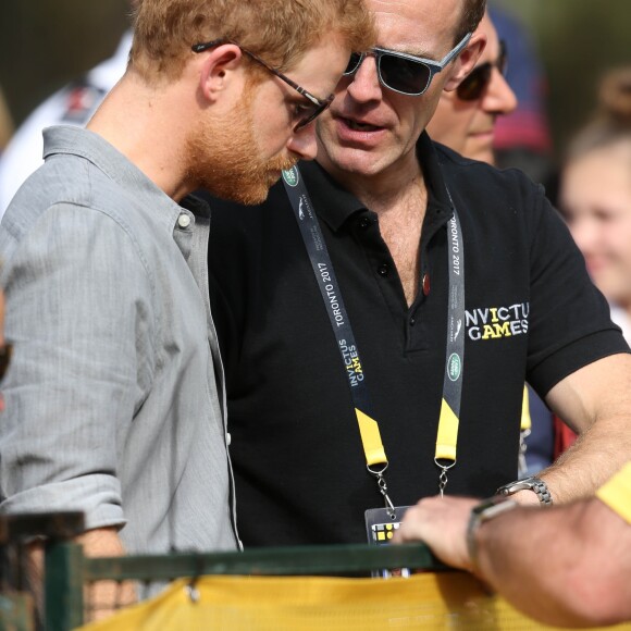 Le prince Harry à l'épreuve de cyclisme lors des Invictus Games 2017. Le 27 septembre 2017