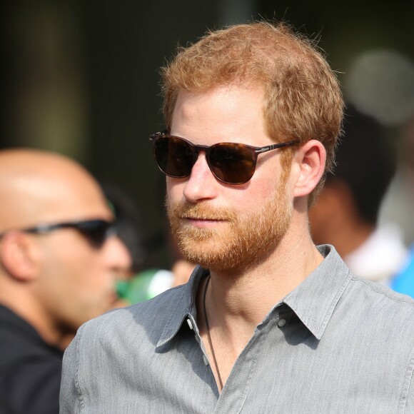 Le prince Harry à l'épreuve de cyclisme lors des Invictus Games 2017. Le 27 septembre 2017