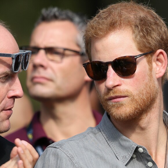Le prince Harry à l'épreuve de cyclisme lors des Invictus Games 2017. Le 27 septembre 2017