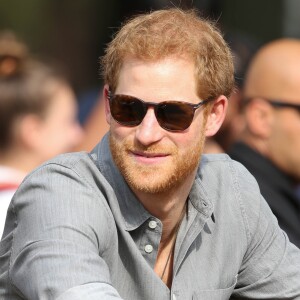 Le prince Harry à l'épreuve de cyclisme lors des Invictus Games 2017. Le 27 septembre 2017