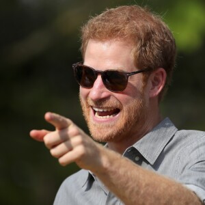 Le prince Harry assiste à la course cycliste des Invictus Games à Toronto au Canada le 27 Septembre 2017.