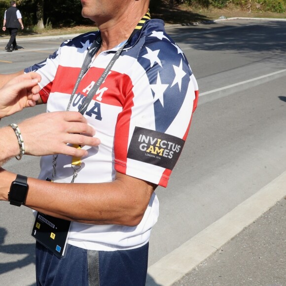 Le prince Harry assiste à la course cycliste des Invictus Games à Toronto au Canada le 27 Septembre 2017.