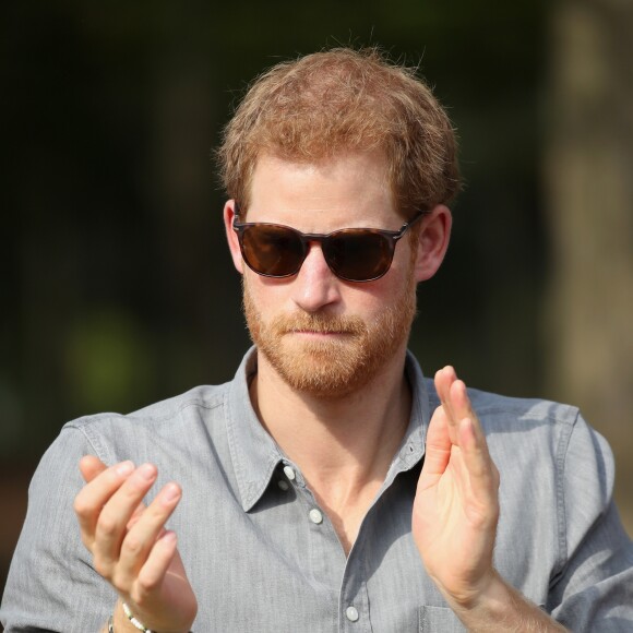 Le prince Harry assiste à la course cycliste des Invictus Games à Toronto au Canada le 27 Septembre 2017.