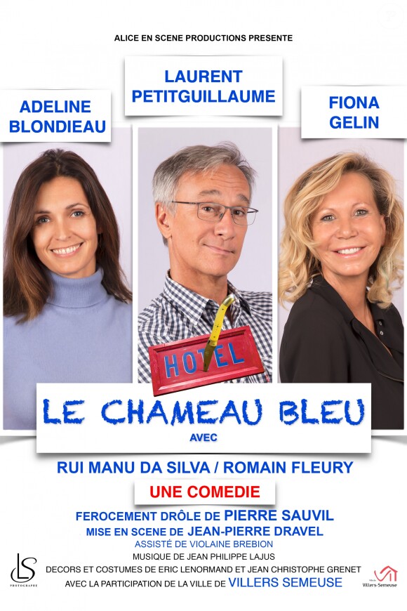 Affiche de la pièce de théâtre 'Le Chameau Bleu'