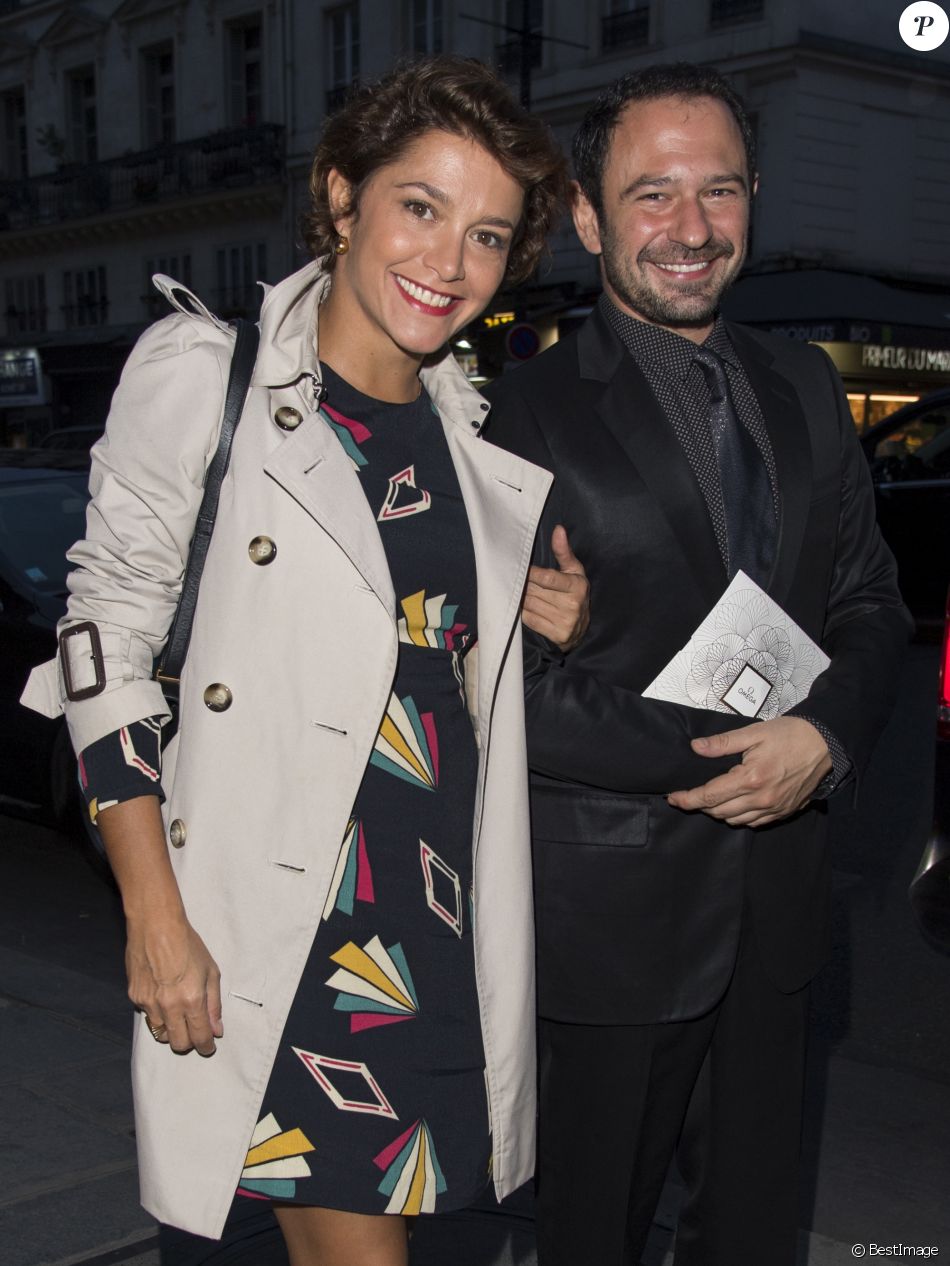 Emma de Caunes et Romain Apelbaum - Arrivées à la soirée Her Time Omega