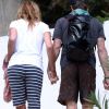 Julia Roberts passe ses vacances avec son mari Daniel Moder et ses enfants à Split en Croatie le 24 septembre 2017.