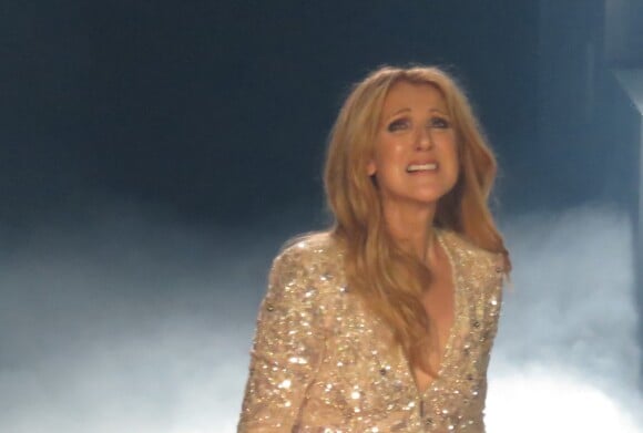 Semi-exclusif - Céline Dion au Caesars Palace à Las Vegas le 23 février 2016.