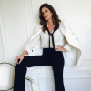 Cindy Crawford, prête pour assister au défilé Chanel. Paris, le 3 octobre 2017.