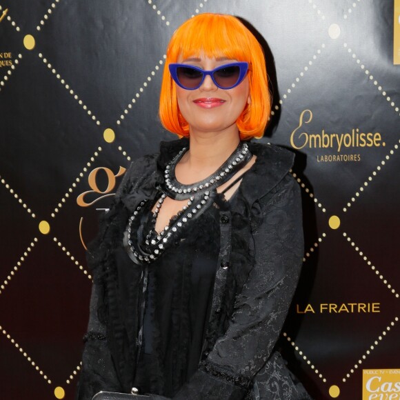 Lââm - Photocall "Prix Gold de la TNT 2015" au théâtre Bobino à Paris, le 9 juin 2015.