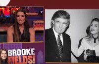 Brooke Shields se souvient du jour où Donald Trump l'a lourdement draguée dans l'émission "Watch What Happens Live with Andy Cohen", le 3 octobre 2017.