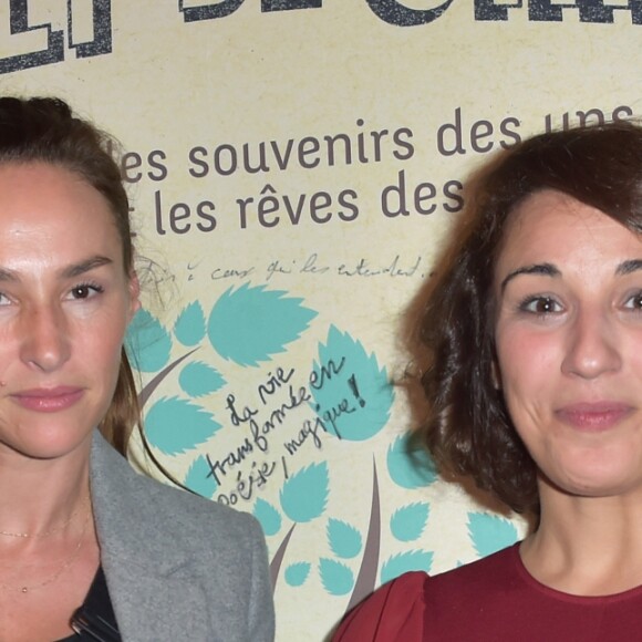 Vanessa Demouy et Lina Lamara à la générale de la pièce "La Clef de Gaïa" au théâtre des Mathurins à Paris, le 4 octobre 2017. © Giancarlo Gorassini/Bestimage