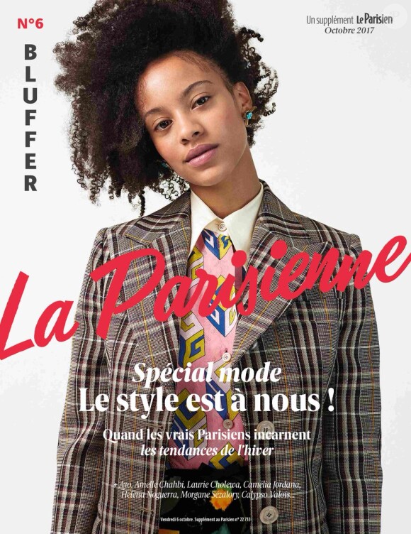 Couverture du magazine "La Parisienne", octobre 2017.