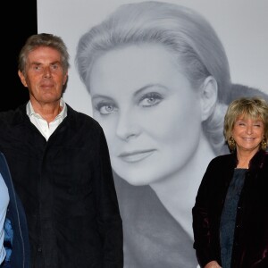 Semi-Exclusif - Clovis Cornillac, Dominique Desseigne, Danièle Thompson et Laurent Weil lors de la soirée d'inauguration de la "Suite Michèle Morgan" de l'Hôtel Barrière le Majestic Cannes, le 7 octobre 2017. © Guirec Coadic/Bestimage