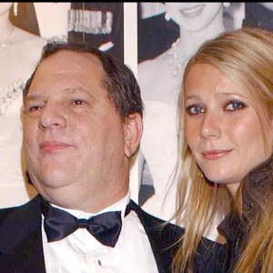 Harvey Weinstein et Gwyneth Paltrow à Londres en 2002.